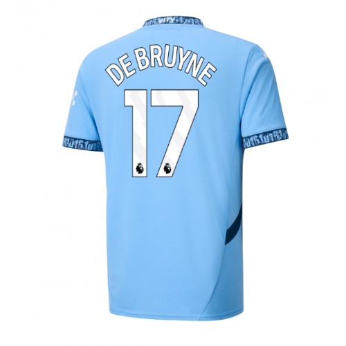 Dres Manchester City Kevin De Bruyne #17 Domaci 2024-25 Kratak Rukav